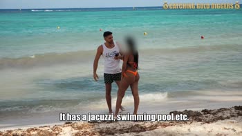 Beach Babe CatchingGoldDigger Gets Picked Up by Antonio Mallorca for Steamy Fun