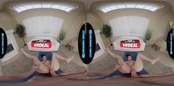 Brianna Arson's Yoga Flexibility Test in Hardcore VR POV