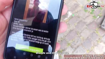 Deutsche Sextreffen - Skinny Mature German Milf Jaqueline X Meets for Creampie POV