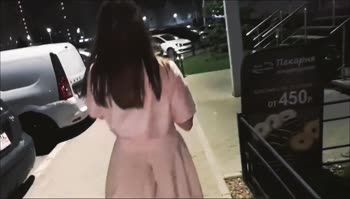Temshica's Balcony Seduction: Massive Cock Teasing & Sizzling Blowjob