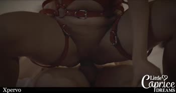 Lilly Bella's Desperate Threesome: Two Big Cocks for Her Bound Pleasure