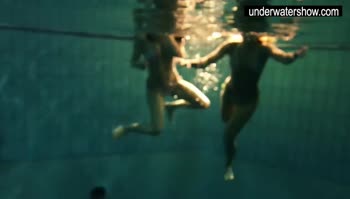 Andrea and Monica's Bikini Babes Underwater Seduction