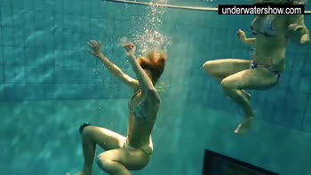 Andrea and Monica's Bikini Babes Underwater Seduction