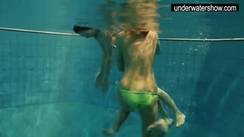 Andrea and Monica's Bikini Babes Underwater Seduction