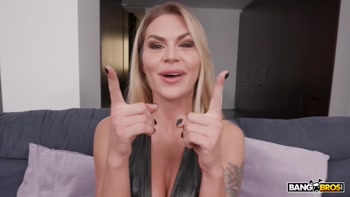BANGBROS - Zlata Shine Loves A Good Ass Fucking, But She Loves Even More Getting Cum In Her Mouth To Swallow