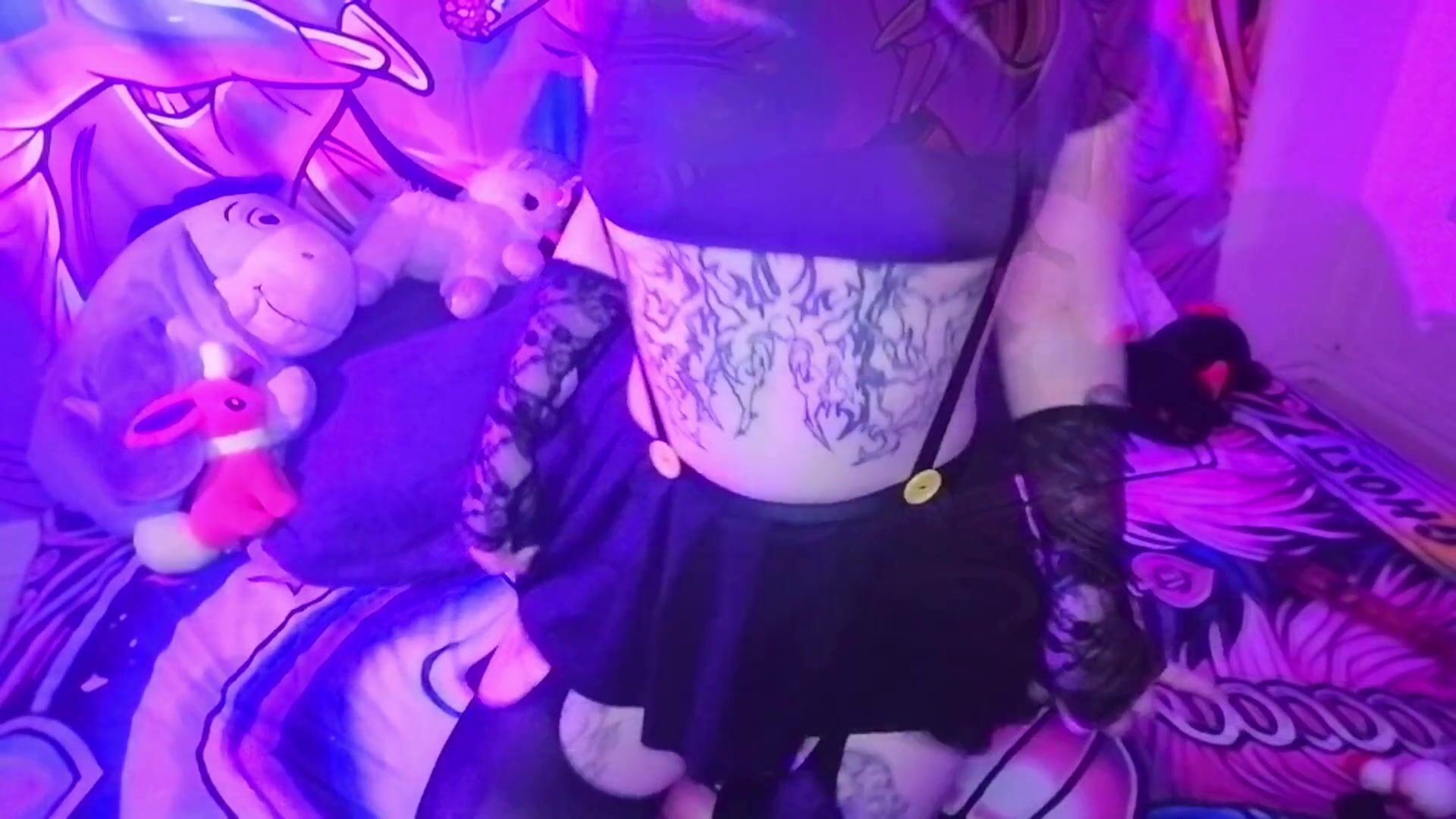 M3treSluggy, E-girl/Goth French, Sexy Waluigi Baise et Bave Comme Daddy Aime