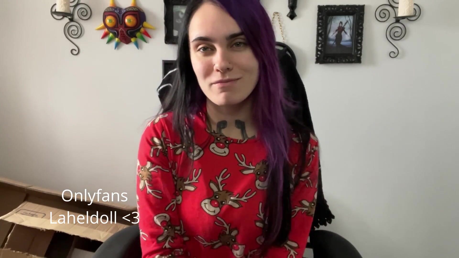 POV your Girlfriend Surprise Video Calls you for Christmas