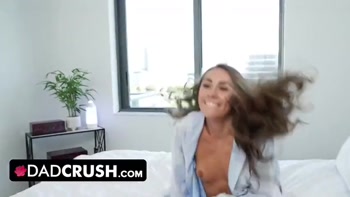 Dad Crush - Gorgeous Babe Gets Tired Of Being Called Dyke By Stepdad