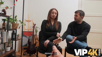 VIP4K. She wants everyone to try her BIG TITS, even a Stranger off the street