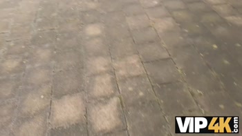 VIP4K. She wants everyone to try her BIG TITS, even a Stranger off the street