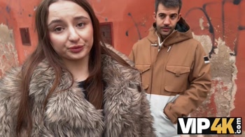 VIP4K. She wants everyone to try her BIG TITS, even a Stranger off the street
