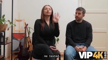 VIP4K. She wants everyone to try her BIG TITS, even a Stranger off the street