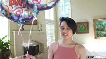Cadey Mercury's Birthday Surprise: Stepsis Wants My Cock