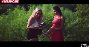 Angel Wicky - Vanessa & Angel's Woodsy Affair: Public Lesbian Fun