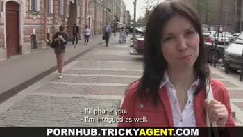 Young Dreamer's Office Seduction with Tricky Agent