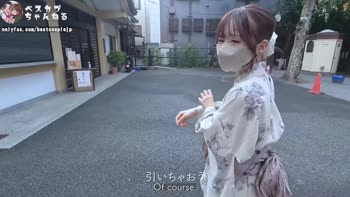 BestcoupleJapan's Romantic Yukata Getaway: Intimate Creampie at a Hotel