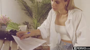 Casting Call for a Kinky Affair: Blonde Babe Ada Lapiedra at Your Service