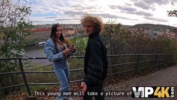 VIP4K. Roksolana Mir Cheats on her Fiance for Money