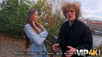 VIP4K. Roksolana Mir Cheats on her Fiance for Money