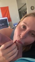 Laney Grey Swallows Brad Newman's Giant Cock in POV Perfection