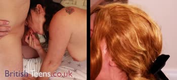 British Blowjob Bonanza: 18+ Teens (18+) in a Cumshot Competition