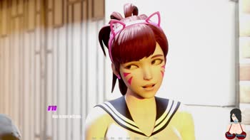 GumX g's Overwhelming Overwatch All-Girl Orgy in 3D