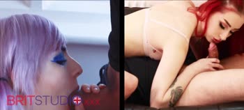 Blowjob Battle: British Babes Go Head-to-Head in Sizzling Competition