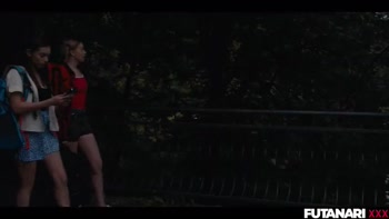 Girls Trip Turns Into Transgender Surprise - Shelena Grows Futa Cock from Shemale Ghost Agatha Vega