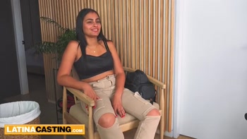 Sexy Latina Lands Job Interview in Stunning Lingerie and Satisfies Boss's Hungry Hard-On