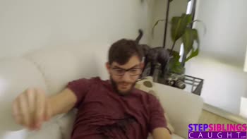 Stepbro's Cock Stretches Step Sister's Teen (18+) Pink in Hardcore POV
