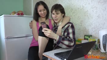 Skinny Brunette Teen (18+)'s Wild Rodeo