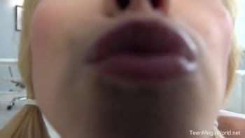 Veronica Leal's Alluring POV Solo - Petite Blonde Masturbation