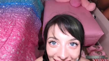 Kitty's Stepdaddy Fantasy: Tattooed Teen (18+) Brunette POV Thrill
