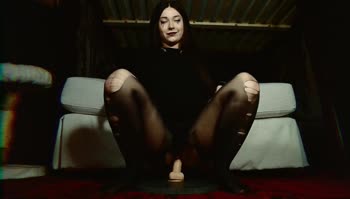 BigTittyGothEgg - Goth Babe Begs for Dildo Favors: Cum Fast, Please!