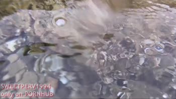 SweetPerv1994's Beach Surprise: Big Dick Flash & Stranger Handjob