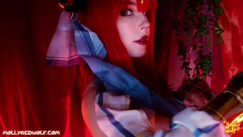 MollyRedWolf's Sultry Genshin Impact Cosplay: Nilou's Kinky Dance Unleashed
