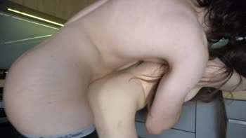 Via Hub's Sizzling Step Fantasy: Petite Babe Takes Cumshot Doggystyle