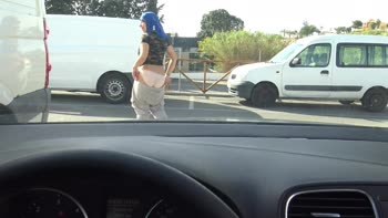 SouzanHalabi: Algerian Arab Teen (18+) Fucks in French Public Car