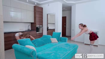 Steamy Lesbians Ignite Passion With Dildo Play