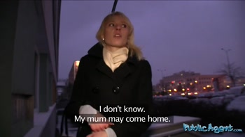 Public Agent - I had to fuck her quickly before her MOTHER came home!