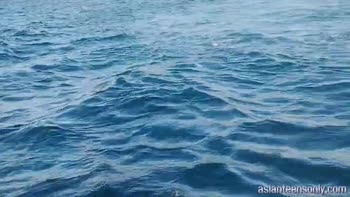 Thinyone Jetskis to Suggardaddy's Private Beach for Steamy Doggy Action