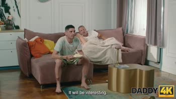 Olivia Sparkle's Daddy Fantasy: Steamy Czech Blonde Couch Sex