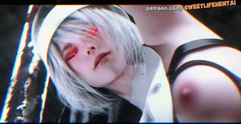 Sweetlife060's Anime Orgy in Nier Automata: Big Cock Delights