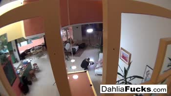 Dahlia Sky Watches as Christy Gets Naughty on Set