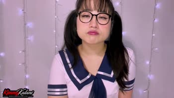 Kimmy Kalani's Secret HJ: Cute Asian ASMR POV Handjob Under Desk