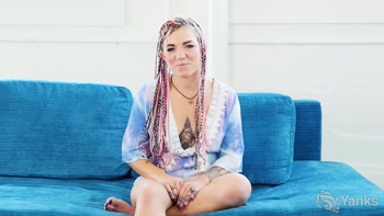 Tattooed Solo Siren Pixie Lehaj's Intense Masturbation Session