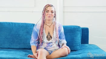 Pixie Lehaj Oils Up Her Pussy