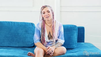 Pixie Lehaj Oils Up Her Pussy