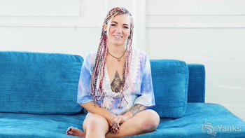 Pixie Lehaj Oils Up Her Pussy