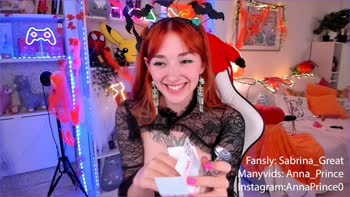 Sabrina_Great - Sabrina's Sizzling Solo Unboxing: 60FPS Redhead Delight